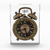 Illustratie van de cartoon van de wekker fotoblokken (Voorkant)