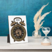 Illustratie van de cartoon van de wekker fotoplaat (Zijkant)