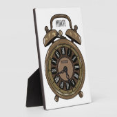 Illustratie van de cartoon van de wekker fotoplaat (Zijkant)