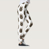 Illustratie van de cartoon van de wekker leggings (Rechts)