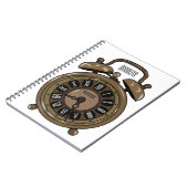 Illustratie van de cartoon van de wekker notitieboek (Linkerzijde)