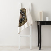 Illustratie van de cartoon van de wekker sherpa deken (In situ)