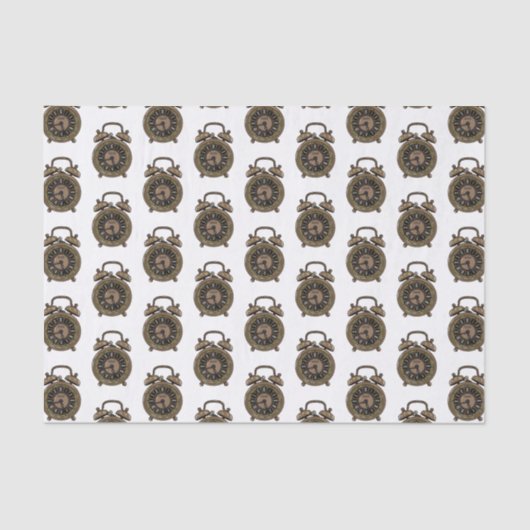 Illustratie van de cartoon van de wekker tissuepapier (Voorkant)