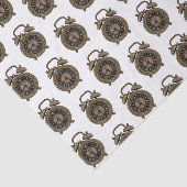 Illustratie van de cartoon van de wekker tissuepapier (Detail)