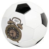 Illustratie van de cartoon van de wekker voetbal (Drie kwart)