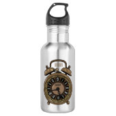 Illustratie van de cartoon van de wekker waterfles  (Voorkant)