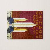 Illustratie van de  Chicago World's Fair 1933 Legpuzzel (Horizontaal)