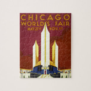 Illustratie van de  Chicago World's Fair 1933 Legpuzzel