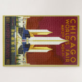 Illustratie van de  Chicago World's Fair 1933 Legpuzzel (Horizontaal)