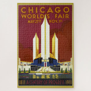 Illustratie van de  Chicago World's Fair 1933 Legpuzzel
