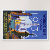 Illustratie van de  Chicago World's Fair 1934 Legpuzzel (Horizontaal)