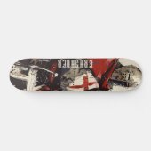 Illustratie van de Crusador Warrior Persoonlijk Skateboard (Horizontaal)