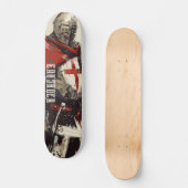 Illustratie van de Crusador Warrior Persoonlijk Skateboard (Voorkant)