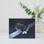 Illustratie van de Dragon XL ruimtesonde. Briefkaart (Staand voorkant)