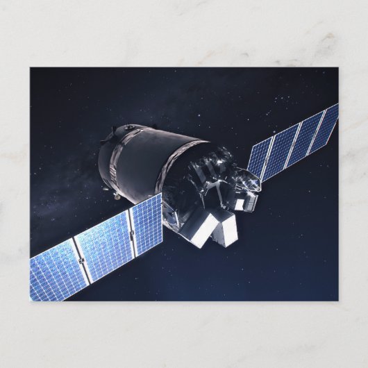 Illustratie van de Dragon XL ruimtesonde. Briefkaart (Voorkant)