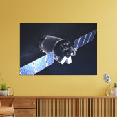 Illustratie van de Dragon XL ruimtesonde. Canvas Afdruk (Insitu (Woonkamer))