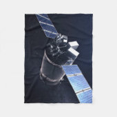 Illustratie van de Dragon XL ruimtesonde. Fleece Deken (Voorkant)