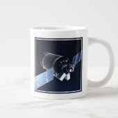 Illustratie van de Dragon XL ruimtesonde. Grote Koffiekop (Rechts)