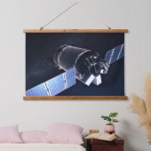 Illustratie van de Dragon XL ruimtesonde. Hangend Wandkleed (Slaapkamer)