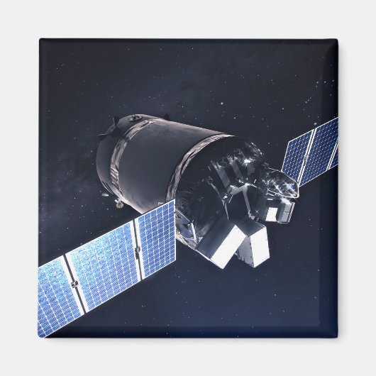 Illustratie van de Dragon XL ruimtesonde. Magneet (Voorkant)