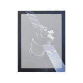 Illustratie van de Dragon XL ruimtesonde. Notitieblok (Linkerzijde)