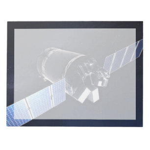 Illustratie van de Dragon XL ruimtesonde. Notitieblok