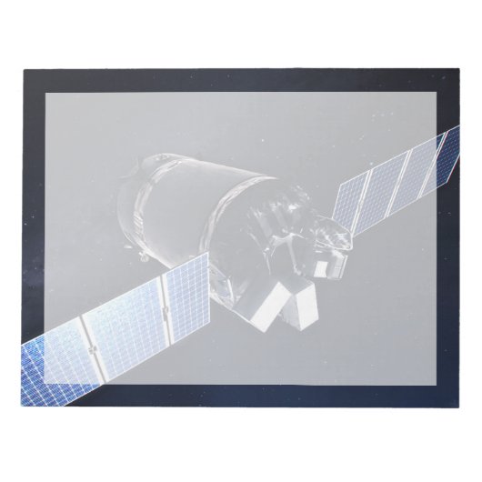 Illustratie van de Dragon XL ruimtesonde. Notitieblok (Voorkant)
