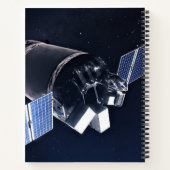 Illustratie van de Dragon XL ruimtesonde. Notitieboek (Achterkant)