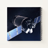 Illustratie van de Dragon XL ruimtesonde. Notitieboek (Achterkant)