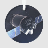 Illustratie van de Dragon XL ruimtesonde. Ornament (achterkant)