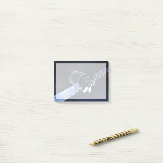 Illustratie van de Dragon XL ruimtesonde. Post-it® Notes (Op bureau)