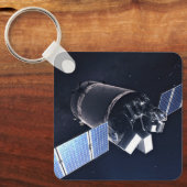 Illustratie van de Dragon XL ruimtesonde. Sleutelhanger (Voorkant)