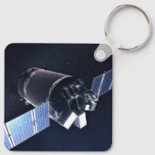 Illustratie van de Dragon XL ruimtesonde. Sleutelhanger (Achterkant)