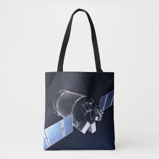 Illustratie van de Dragon XL ruimtesonde. Tote Bag (Voorkant)