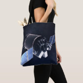 Illustratie van de Dragon XL ruimtesonde. Tote Bag (Dichtbij)
