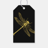  illustratie van de Dragonfly II Cadeaulabel (Achterkant)
