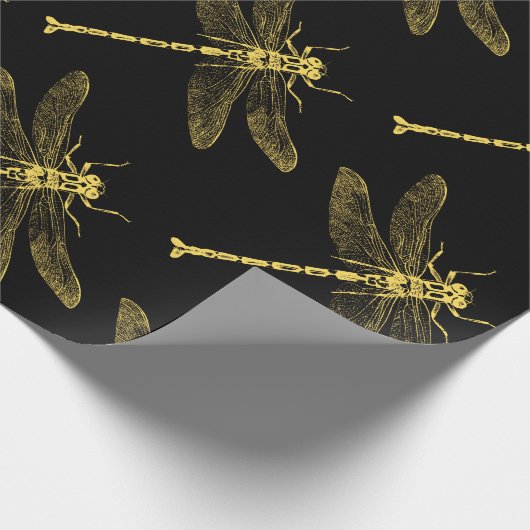 illustratie van de Dragonfly II Cadeaupapier (Hoek)