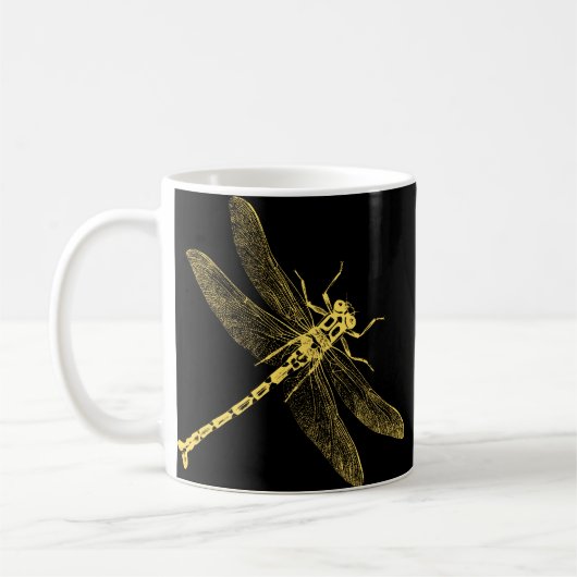  illustratie van de Dragonfly II Koffiemok (Links)
