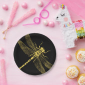  illustratie van de Dragonfly II Papieren Bordje (Feest)