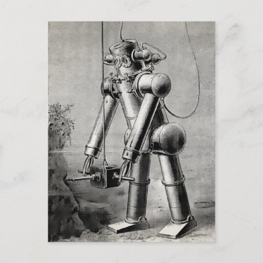 Illustratie van de duikspaarstand briefkaart (Voorkant)