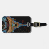 Illustratie van de Eiffeltoren - Parijs, Frankrijk Bagagelabel (Voorkant horizontaal)