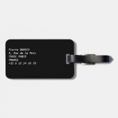 Illustratie van de Eiffeltoren - Parijs, Frankrijk Bagagelabel (Achterkant horizontaal)