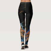 Illustratie van de Eiffeltoren - Parijs, Frankrijk Leggings (Achterkant)