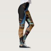 Illustratie van de Eiffeltoren - Parijs, Frankrijk Leggings (Rechts)