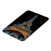 Illustratie van de Eiffeltoren - Parijs, Frankrijk Magneet (Linkerzijde)