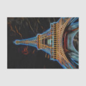 Illustratie van de Eiffeltoren - Parijs, Frankrijk Tissuepapier (Voorkant)