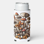 Illustratie van de Enchanted Forest Mushroom Clust Seltzer Blikjeskoeler (Seltzer Voorkant)