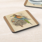  illustratie van de Europese bijeneter Bier Onderzetter (Linkerzijde)