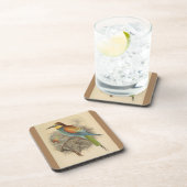  illustratie van de Europese bijeneter Bier Onderzetter (Rechterzijde)