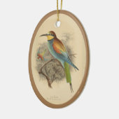  illustratie van de Europese bijeneter Keramisch Ornament (Links)